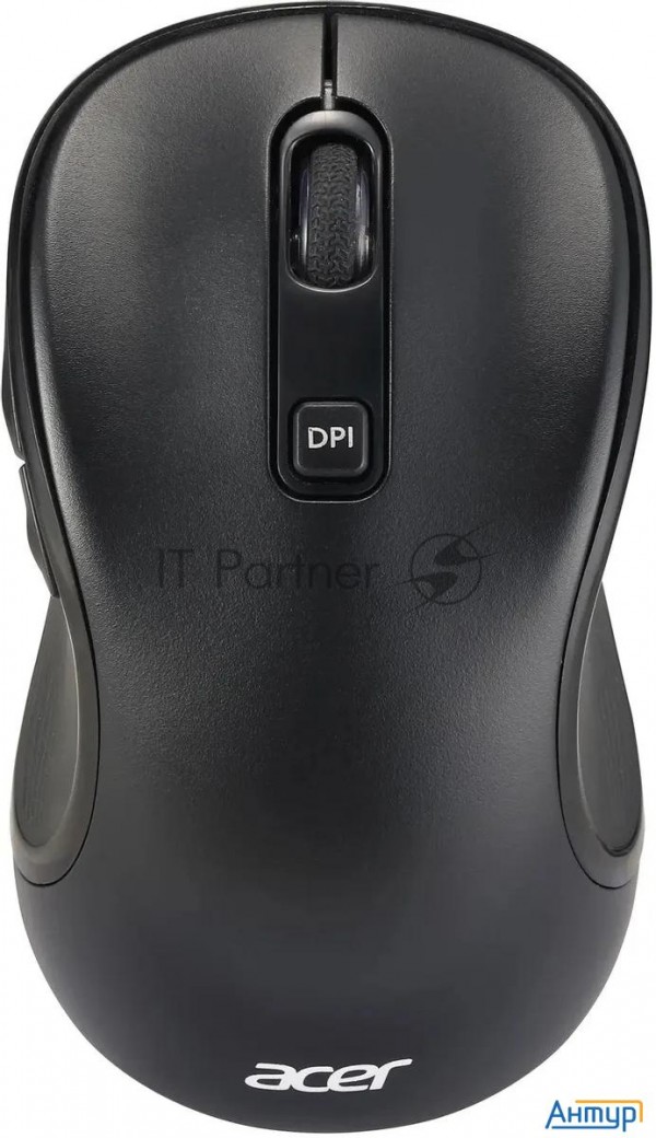 Мышь Acer Omr303 черный оптическая (1600dpi) беспроводная Usb (6but)