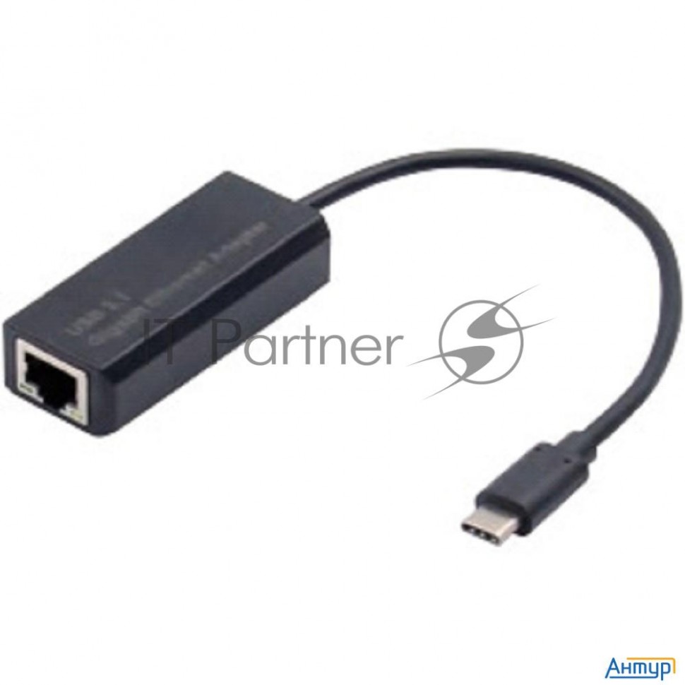 Кабель-адаптер Exegate Exe-732c-45 (usb2.0 Type C --> 1xrj45 Utp 10mbps/100mbps, Realtek Chipset Rtl