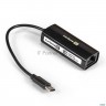 Кабель-адаптер Exegate Exe-732c-45 (usb2.0 Type C --> 1xrj45 Utp 10mbps/100mbps, Realtek Chipset Rtl