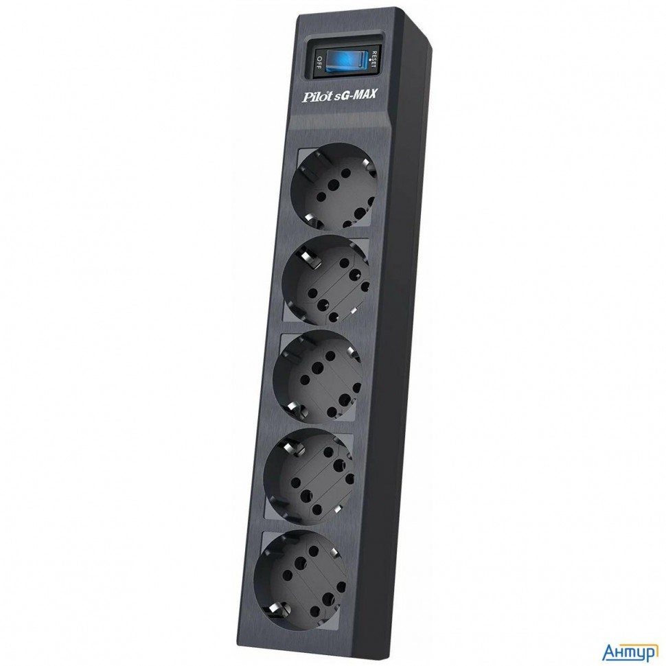 Zis Сетевой фильтр Pilot Sg Max 10m {5 розеток Gp с заземлением, 3300 Вт}