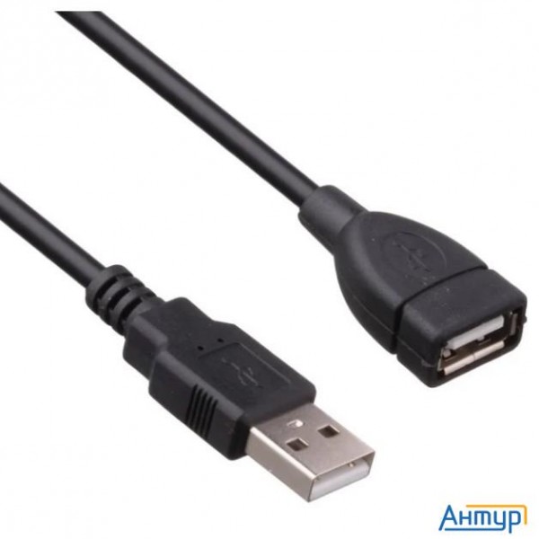 Exegate Ex294765rus Удлинитель Usb 2.0 Exegate Ex-ccf-usb2-amaf-5.0f (am/af, позолоченные контакты,