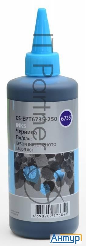 Чернила Cactus Cs-ept6735-250 светло-голубой 250мл для Epson L800/l810/l850/l1800