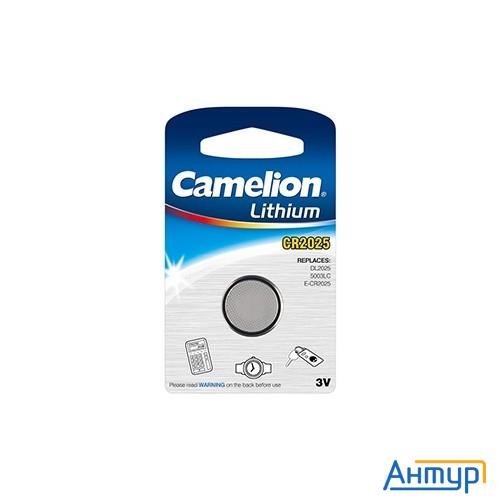 Camelion Cr2025 Bl-1 (cr2025-bp1, батарейка литиевая,3v) (1 шт. в уп-ке)