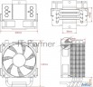 Кулер Id-cooling Se-903-xt Lga1700/1200/115x/am4 (30шт/кор, Tdp 130w, Pwm, 3 тепл.трубки прямого кон