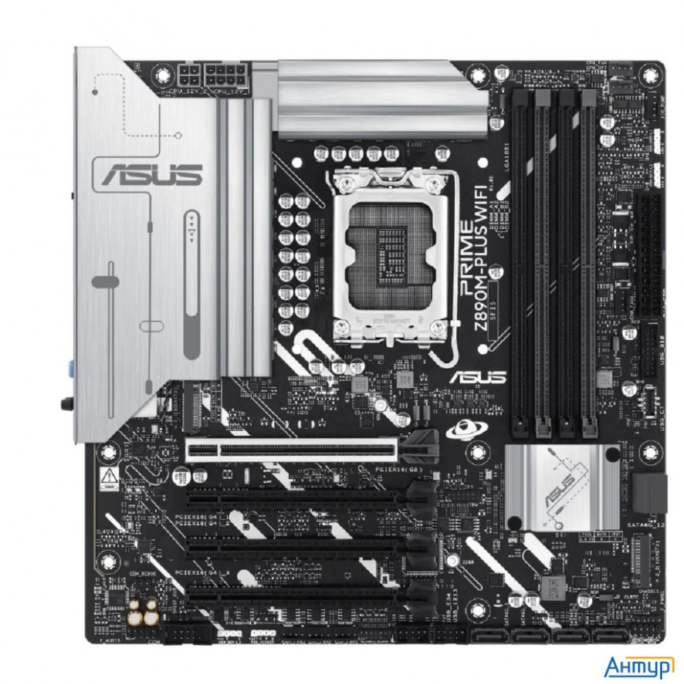 Asus Prime Z890m-plus Wifi (socket 1851, Matx, 4xddr5(192gb), Dp/hdmi, 1xpcie 5.0x16/3xpcie 4.0x16/1