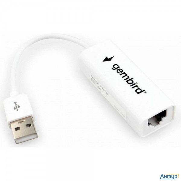 Сетевой адаптер Ethernet Gembird Nic-u4 Usb 2.0 - Fast Ethernet Adapter (272740)