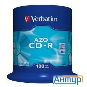 Verbatim Диски Cd-r 700mb 52x Cake Box (100шт) (43430)