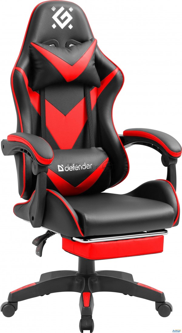 Игровое кресло Defender Minion Black/red 64325