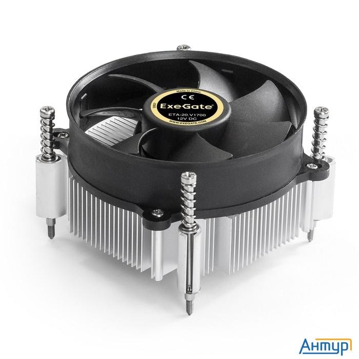Exegate Ex292654rus Кулер Exegate Eta-20.v1700 (al, Lga1700/1150/1151/1155/1156/1200/1366, Tdp 90w,