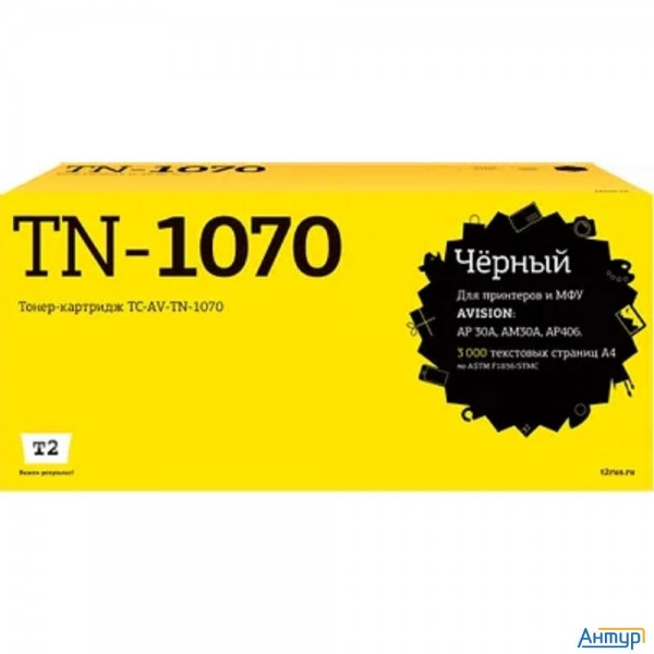 Tc-av-tn-1070 Картридж T2 для Avision Ap30a/am30a/ap406 (3000стр.) с чипом