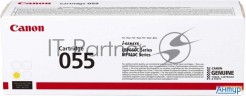 Тонер Картридж Canon 055 Y 3013c002 желтый (2100стр.) для Canon Mf746cx/mf744cdw/mf742cdw/lbp664cx/6