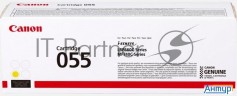 Тонер Картридж Canon 055 Y 3013c002 желтый (2100стр.) для Canon Mf746cx/mf744cdw/mf742cdw/lbp664cx/6