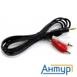 Exegate Ex225929rus Кабель аудио (3.5mm Jack M - 2xrca M)  3м Exegate, позолоченные разъемы