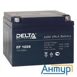 Delta Dt 1226 (26 А\ч, 12В) свинцово- кислотный аккумулятор