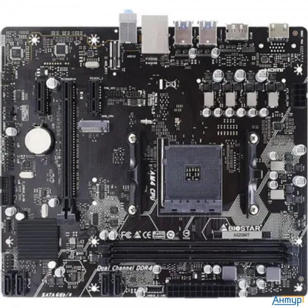 Biostar A520mt {soc-am4 Amd A520 2xddr4 Matx Ac`97 8ch(7.1) Gblan Raid+hdmi+dp}