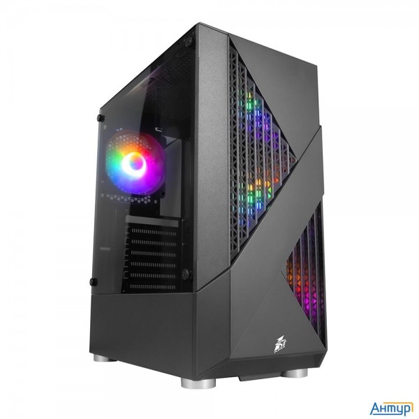 1stplayer Корпус Firerose F3-a Black / Atx, Tg / 4x120mm Led Fans Inc. / F3-a-bk-4f1