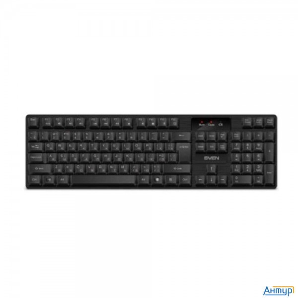 Беспроводная клавиатура Sven Kb-c2300w чёрная (104кл.)