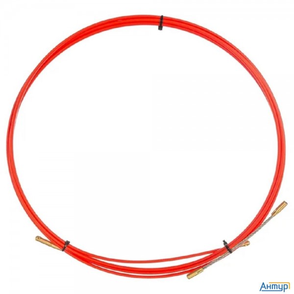 Rexant (47-1003) Протяжка кабельная (мини УЗК в бухте), стеклопруток, D=3,5мм, 3м, красная
