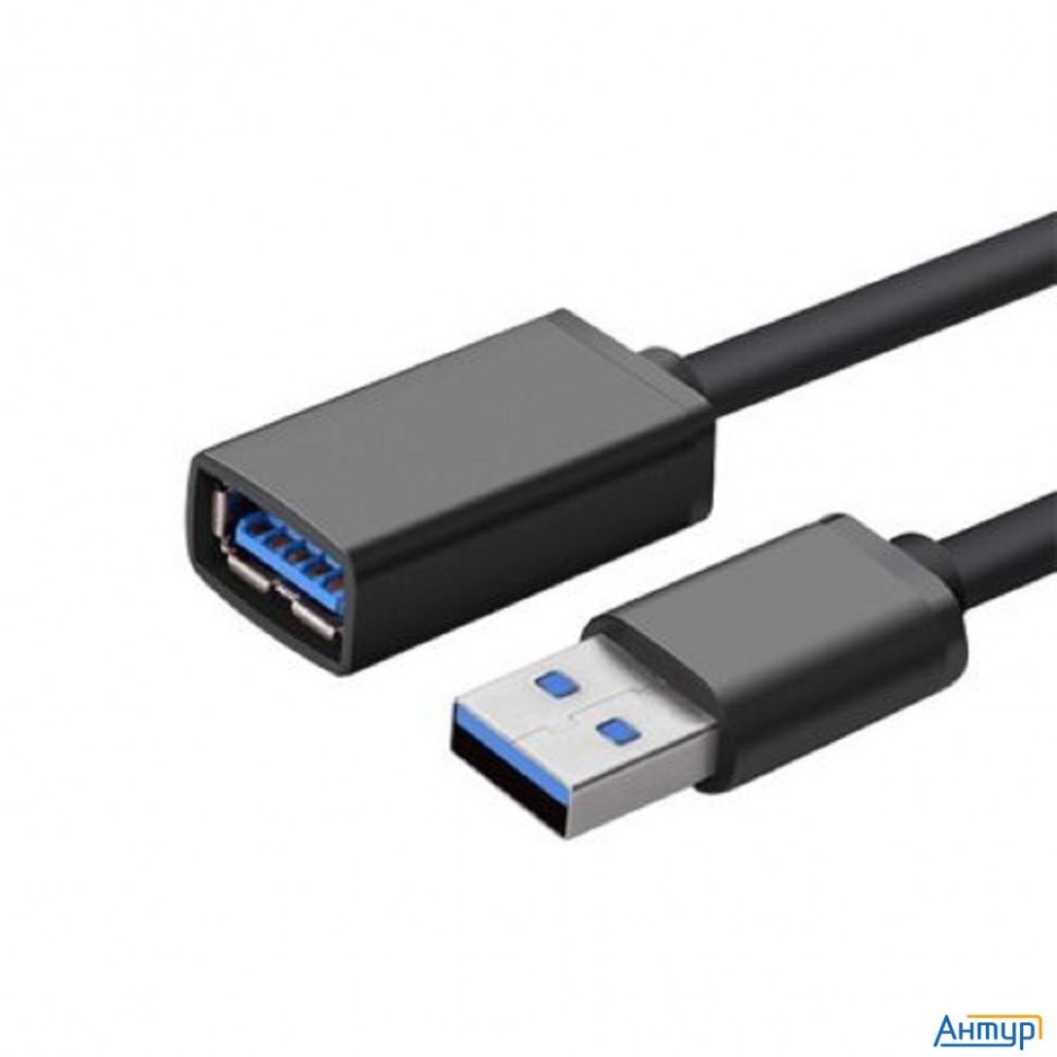Bion Кабель удлинительный Usb 3.0 Am/af, 3 м, чёрный [bxp-ccp-usb3-amaf-030m]