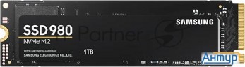 Ssd накопитель M.2 (pci-e Nvme) 1tb Samsung 980 (r3500/w3000mb/s) (mz-v8v1t0bw)