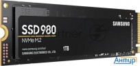 Ssd накопитель M.2 (pci-e Nvme) 1tb Samsung 980 (r3500/w3000mb/s) (mz-v8v1t0bw)