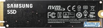 Ssd накопитель M.2 (pci-e Nvme) 1tb Samsung 980 (r3500/w3000mb/s) (mz-v8v1t0bw)