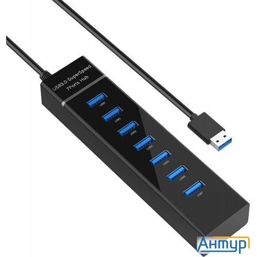 Ks-is Ks-569 Usb хаб 1xusb 3.0 6xusb 2.0 F в Usb 3.0 Type A M с БП