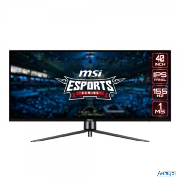 Lcd Msi 40" Mag401qr черный {ips 3440x1440 155hz 1ms 21:9  матовая 400cd 178/178 10bit(8bit+frc) 2xh