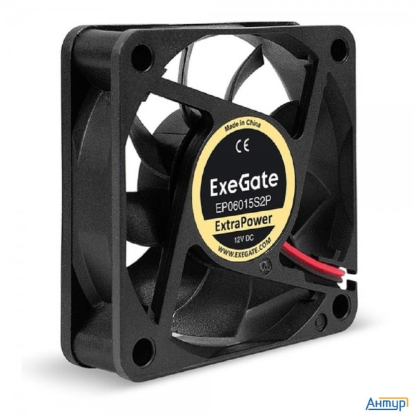 Exegate Ex295225rus Вентилятор 12В Dc Exegate Extrapower Ep06015s2p (60x60x15 мм, Sleeve Bearing (по