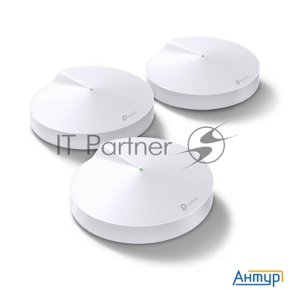 Маршрутизатор Tp-link Tp-link Deco M5(3-pack) Ac1300 Домашняя Wi-fi система, чипсет Qualcomm, два ди