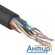 Rexant (01-0065) Кабель U/utp, категория 5e, Zh нг(А)-hf, 4pr, 24awg, внешний, черный, 305 м