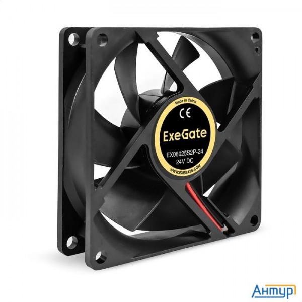 Exegate Ex295206rus Вентилятор 24b Dc Exegate Ex08025s2p-24 (80x80x25 мм, Sleeve Bearing (подшипник