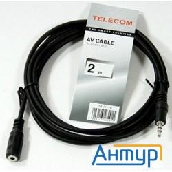 Telecom (tav7179-2m) Удлинитель звуковой 3.5mm Jack M - 3.5mm Jack F) 2.0м