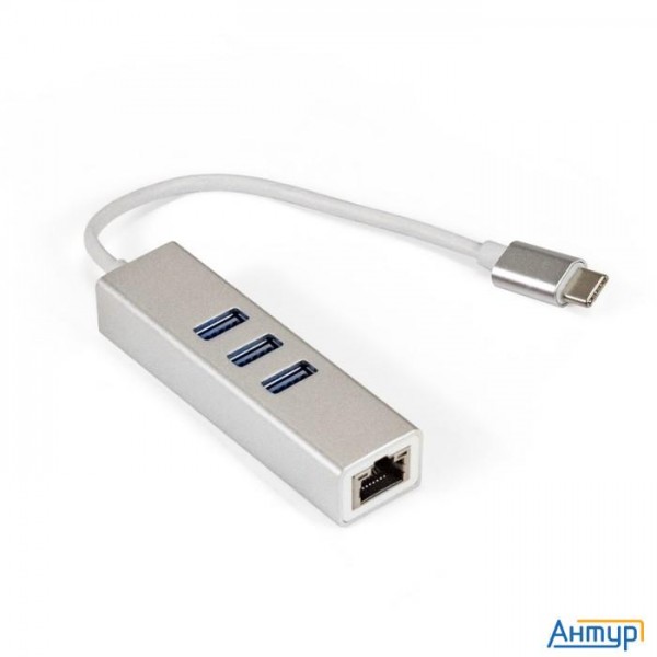 Exegate Ex294188rus Кабель-адаптер Exegate Exe-77c-45 (usb3.0 Type C --> 3xusb3.0 + 1xrj45 Utp 1000m