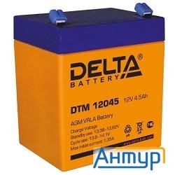 Delta Dtm 12045  (4,5А\ч, 12В) свинцово- кислотный аккумулятор
