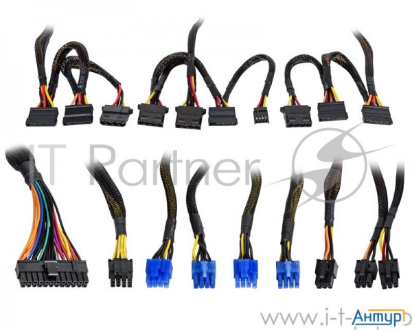 Exegate Ex220362rus Блок питания 700w Atx-700ppx Rtl, Black, Active Pfc, 13.5cm,20+4pin/4+4pin/pci-e