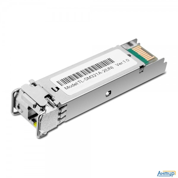 Tp-link Sm321a-2 Wdm Sfp-трансивер, 1000base-bx (simplex Lc), Tx: 1550нм, Rx: 1310нм, одномод, до 2к