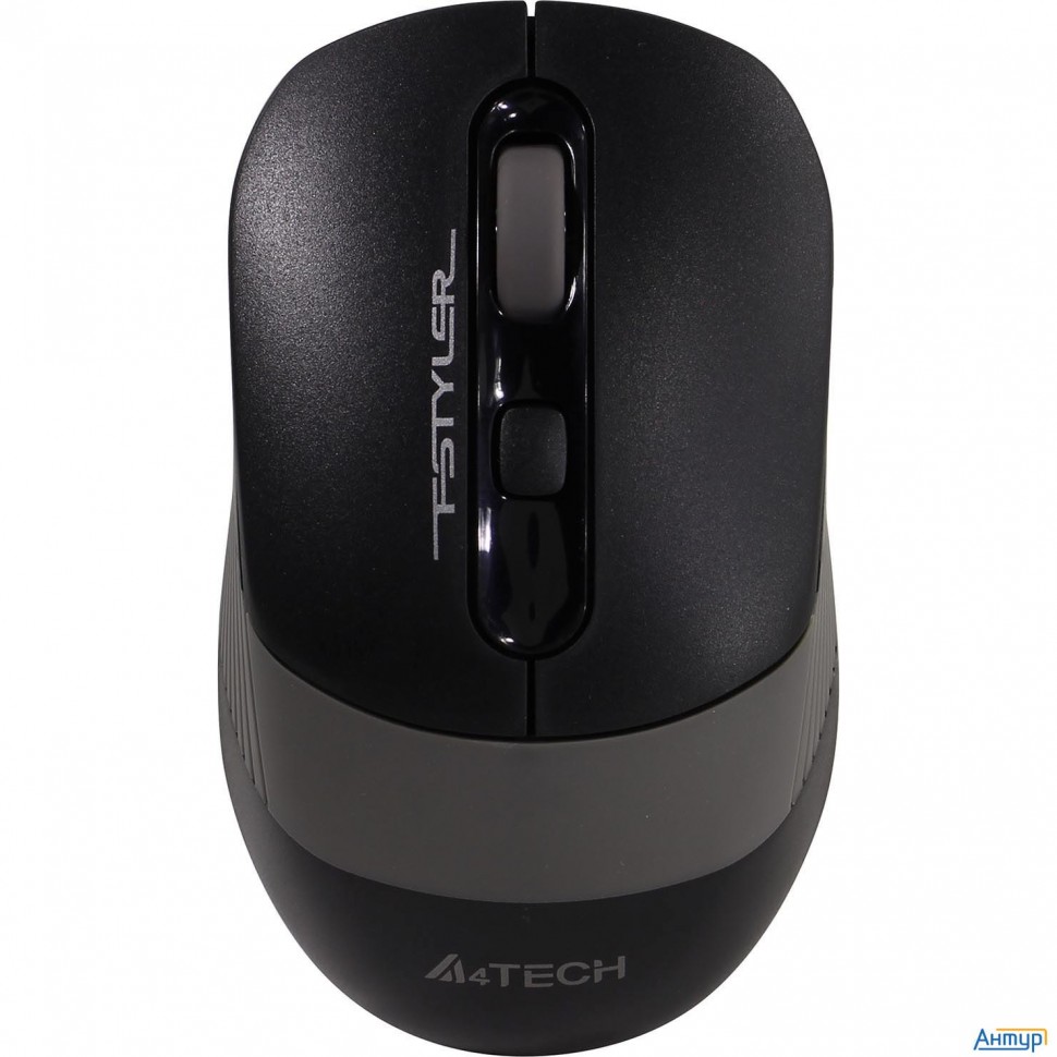 A-4tech Мышь Fstyler Fg10s черный/серый оптическая (2000dpi) беспроводная Usb [1204030]