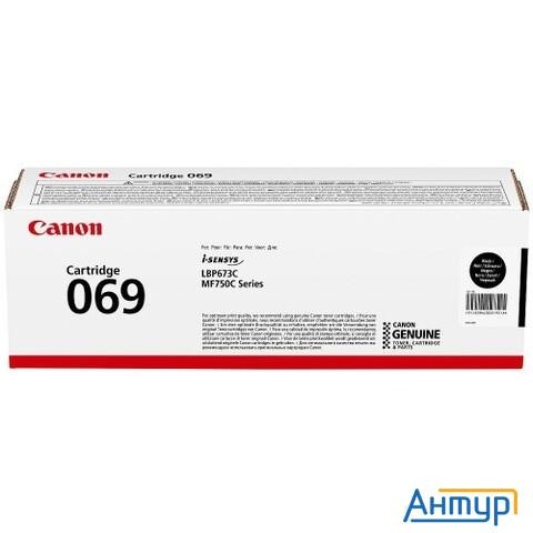Canon Cartridge 069bk 5094c002  тонер-картридж для Mf752cdw/mf754cdw/lbp673cdw 1900 стр. чёрный