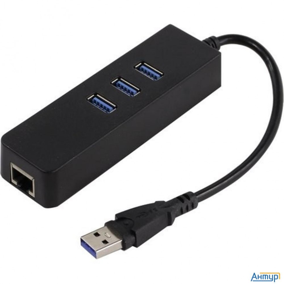Ks-is Ks-405 адаптер с Usb хабом Usb 3.0 Rj45 Lan Gigabit