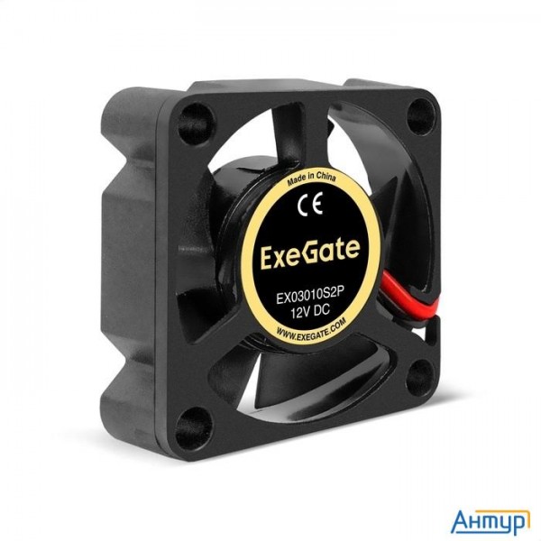 Exegate Ex295214rus Вентилятор 12b Dc Exegate Ex03010s2p (30x30x10 мм, Sleeve Bearing (подшипник ско