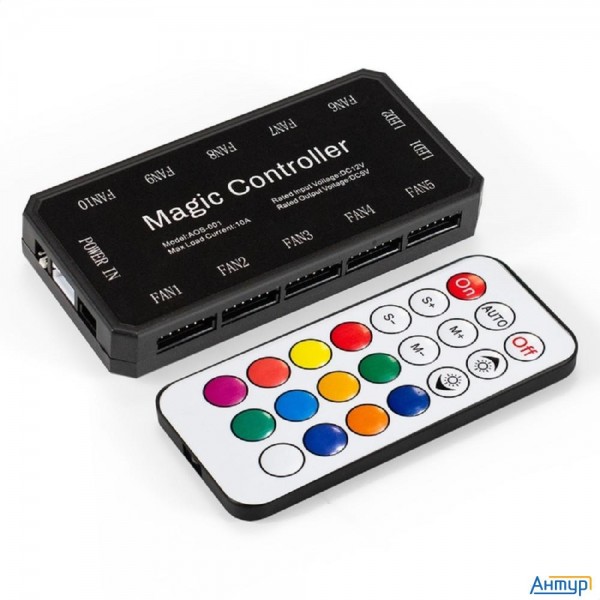 Exegate Ex295975rus Контроллер-хаб с пультом управления Exegate Exh6p.argb для вентиляторов с подсве