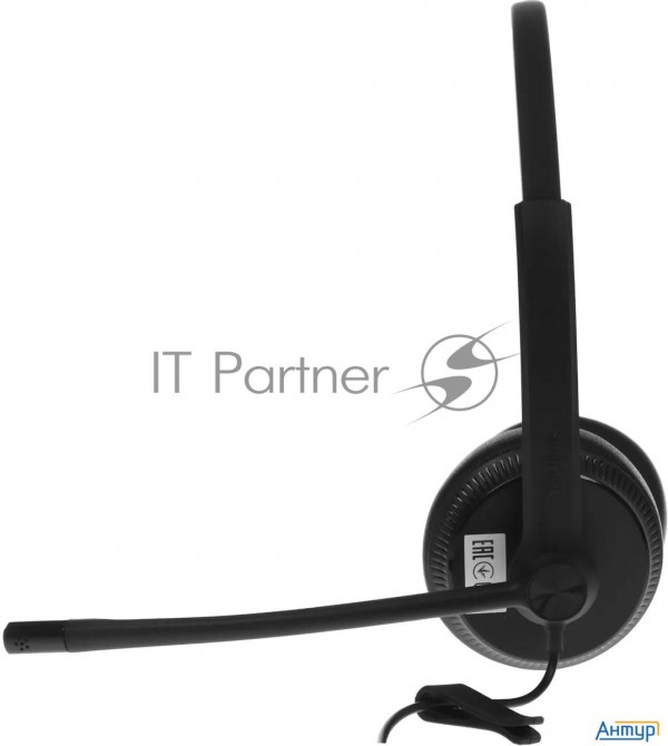 Гарнитура Yealink Yhs34 Dual Дуо, Проводная, Hd звук, Qd, Rj9, шт