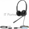 Гарнитура Yealink Yhs34 Dual Дуо, Проводная, Hd звук, Qd, Rj9, шт