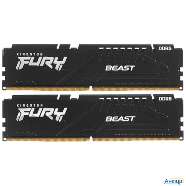 Kingston 32gb Ddr5 5600 Fury beast Black Expo Dimm (kit 2*16gb) 1rx8 36-38-38 1.25v Kf556c36bbek2-32