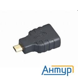 Gembird Переходник Hdmi-microhdmi  19f/19m, золотые разъемы, пакет [a-hdmi-fd]