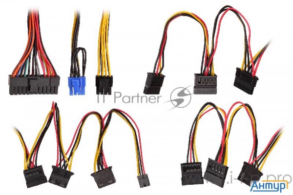 Exegate Ex221641rus Блок питания 500w Atx-500ppx Rtl, Black, Active Pfc, 12cm, 20+4pin/4pin/pci-e/4*