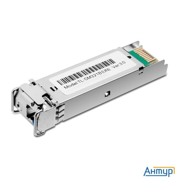 Tp-link Sm321b Wdm Sfp-трансивер, 1000base-bx (simplex Lc), Tx: 1310нм, Rx: 1550нм, одномод, до 20км