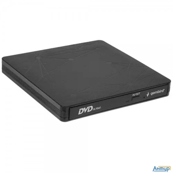 Gembird Dvd-usb-03c пластик, черный
