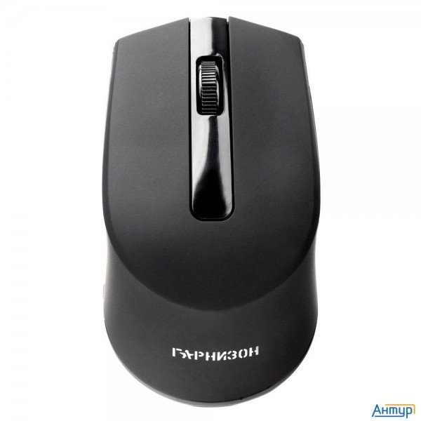 Гарнизон Мышь беспров. Gmw-470, черный, 1000 Dpi, 3 кн.+ колесо-кнопка
